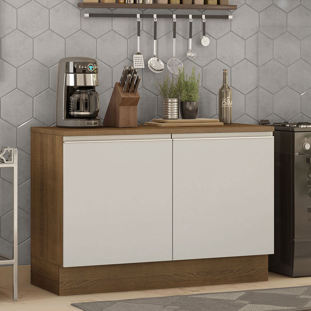 Mueble de Cocina Glamy 120 cm - Mostrador para Lavadero con Encimera