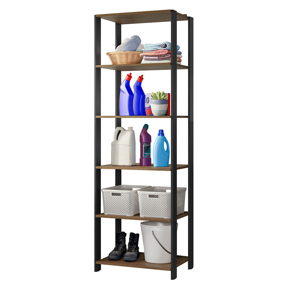 Estante Multiuso para Lavadero 59cm Marrón/Negro