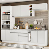 Cocina Integral 290 cm (Con Encimera) Blanco Vicenza 12