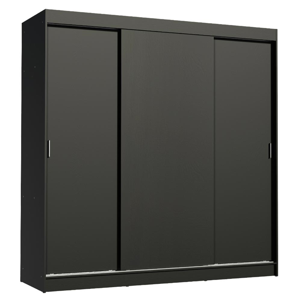 Clóset Matrimonial Reno 3 Puertas Correderas Negro