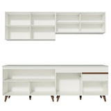 Cocina Integral 240 cm Blanco Reims 01
