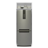 Mueble de Cocina para Refrigerador 1 Puerta Abatible Lux Blanco/Negro