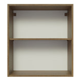 Alacena Madesa Glamy 60 cm 1 Puerta Marrón/Blanco