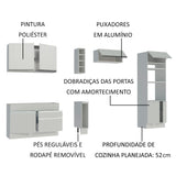 Cocina Integral 290cm Blanco Cristal 09