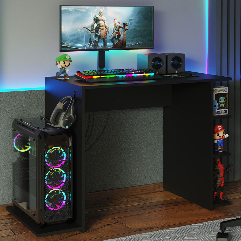 Escritorio Gamer para PC y Consola Negro 9414