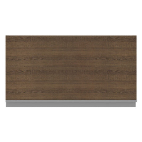 Alacena 60 cm 1 Puerta Basculante Blanco/Marrón Glamy Madesa