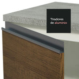 Cocina Integral con Lavadero 180cm Glamy 13 Blanco/Marrón
