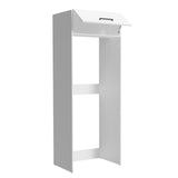 Mueble de Cocina para Refrigerador 1 Puerta Abatible Blanco Agata