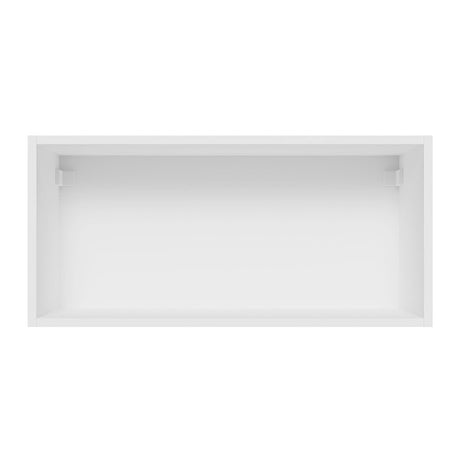 Alacena Madesa Glamy 70 cm 1 Puerta Basculante Blanco/Marrón