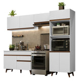 Cocina Integral 260 cm Blanco Reims 09
