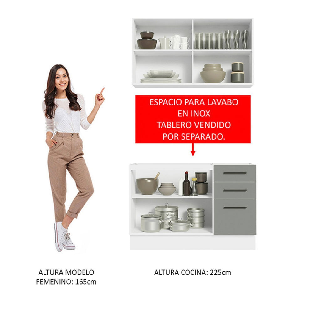 
                  
                    Load image into Gallery viewer, Mueble de Cocina Agata Sin Lavadero 120 Cm
                  
                