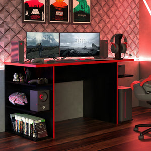 
                  
                    Load image into Gallery viewer, Mueble Escritorio Gamer Moderno 136cm
                  
                