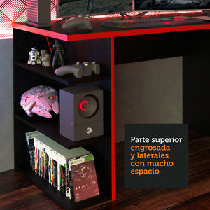 
                  
                    Load image into Gallery viewer, Mueble Escritorio Gamer Moderno 136cm
                  
                