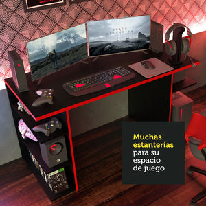 
                  
                    Load image into Gallery viewer, Mueble Escritorio Gamer Moderno 136cm
                  
                