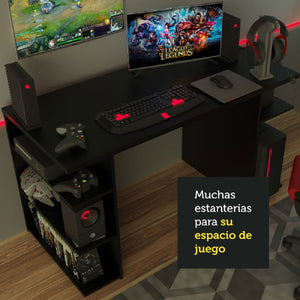 
                  
                    Load image into Gallery viewer, Mueble Escritorio Gamer Moderno 136cm
                  
                