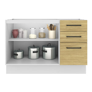 
                  
                    Load image into Gallery viewer, Mueble De Cocina 3 Cajones 2 Puertas 120 Cm
                  
                