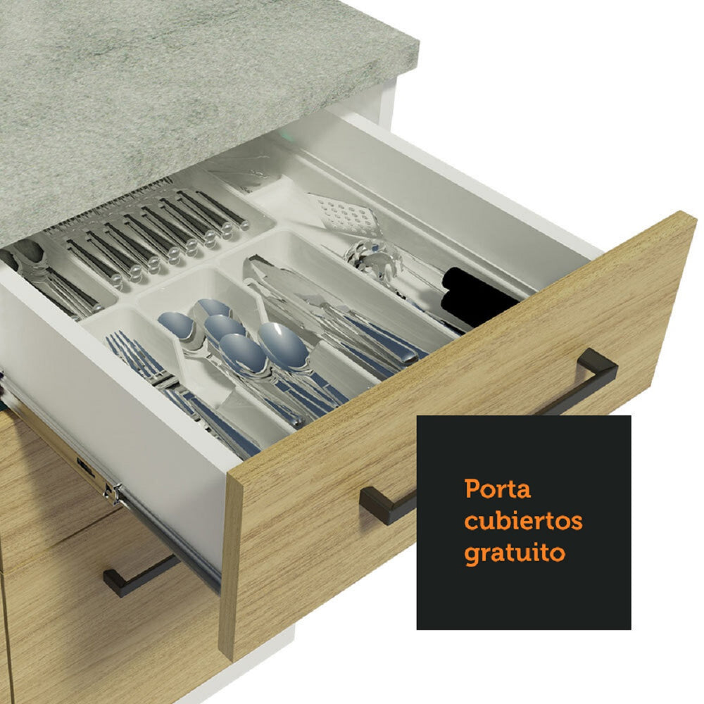 
                  
                    Load image into Gallery viewer, Mueble De Cocina 3 Cajones 2 Puertas 120 Cm
                  
                