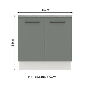 
                  
                    Load image into Gallery viewer, Mueble De Cocina 2 Puertas 80 Cm
                  
                