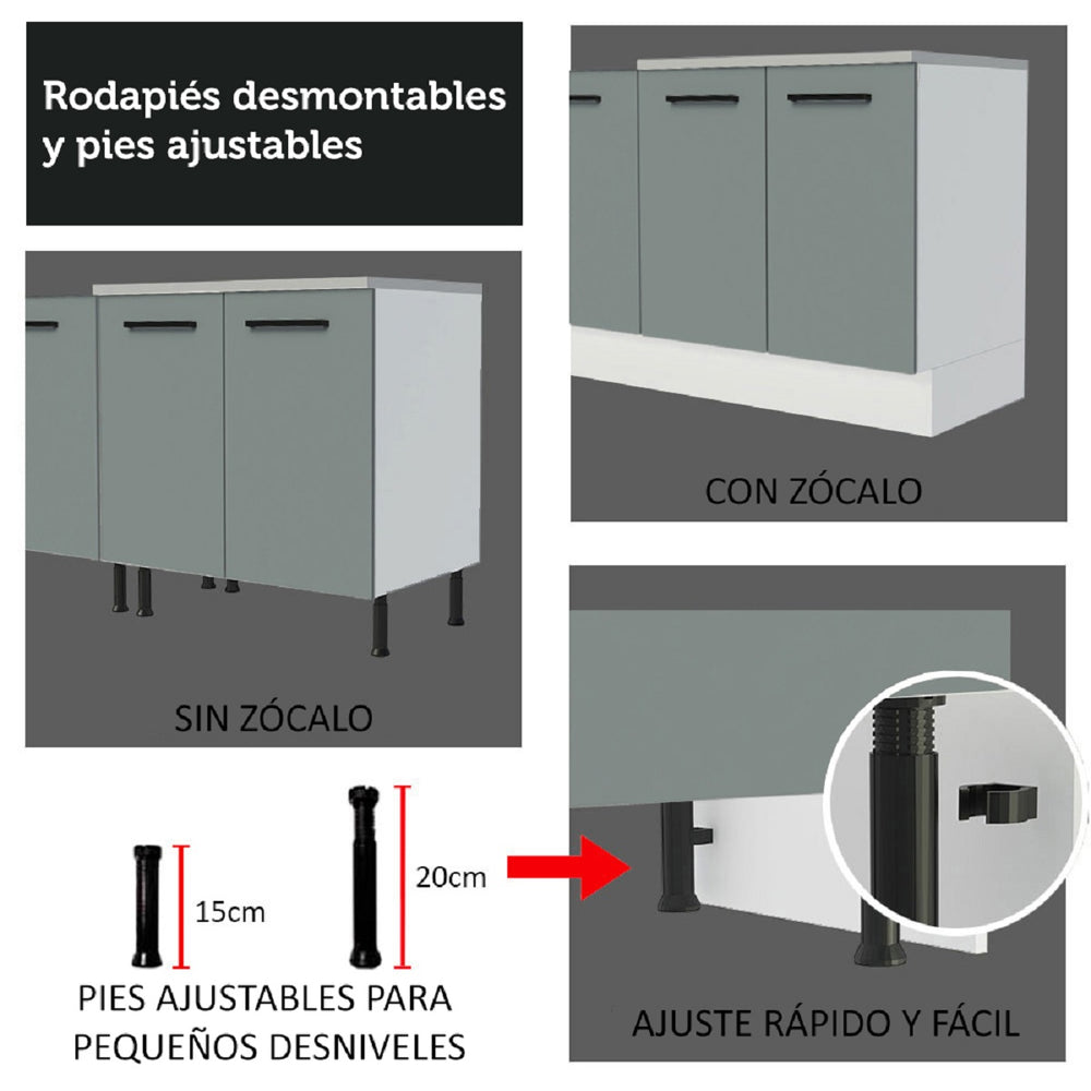 
                  
                    Load image into Gallery viewer, Mueble De Cocina 2 Puertas 80 Cm
                  
                