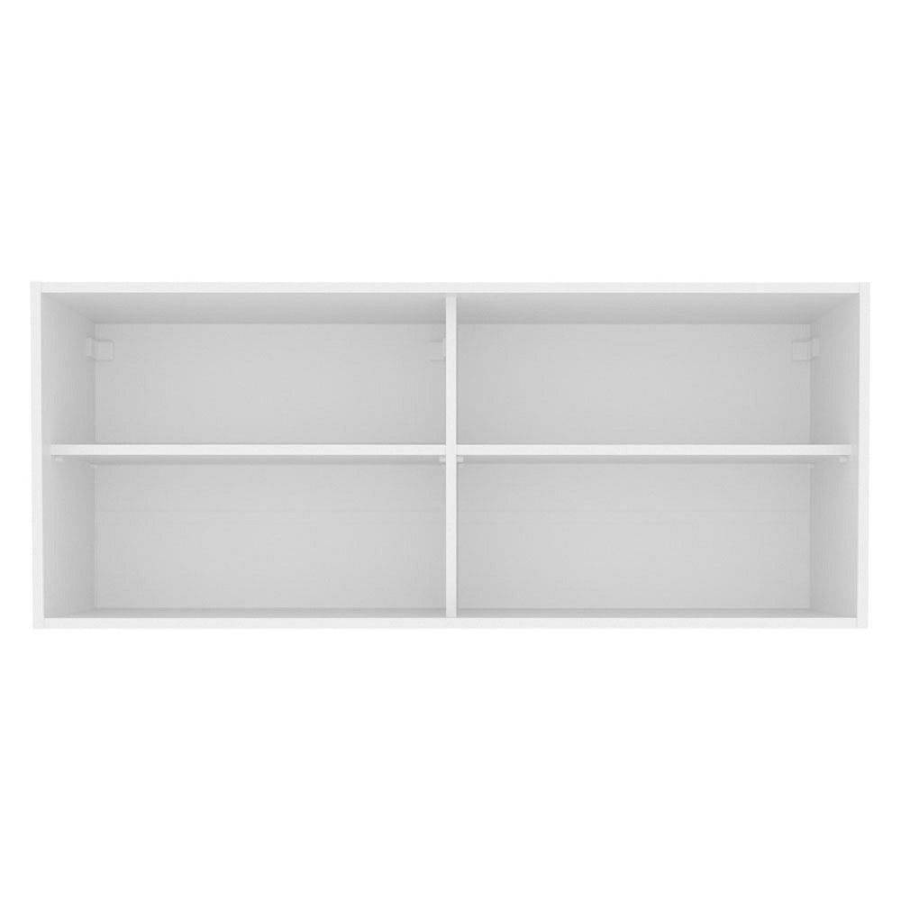 
                  
                    Load image into Gallery viewer, Mueble superior 2 Puertas Corredizas De Cristal 120cm Blanco
                  
                