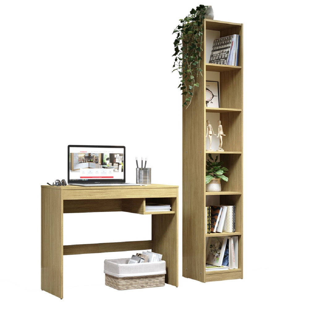 
                  
                    Load image into Gallery viewer, Mueble Escritorio Pc E Estante Librero Organizador
                  
                