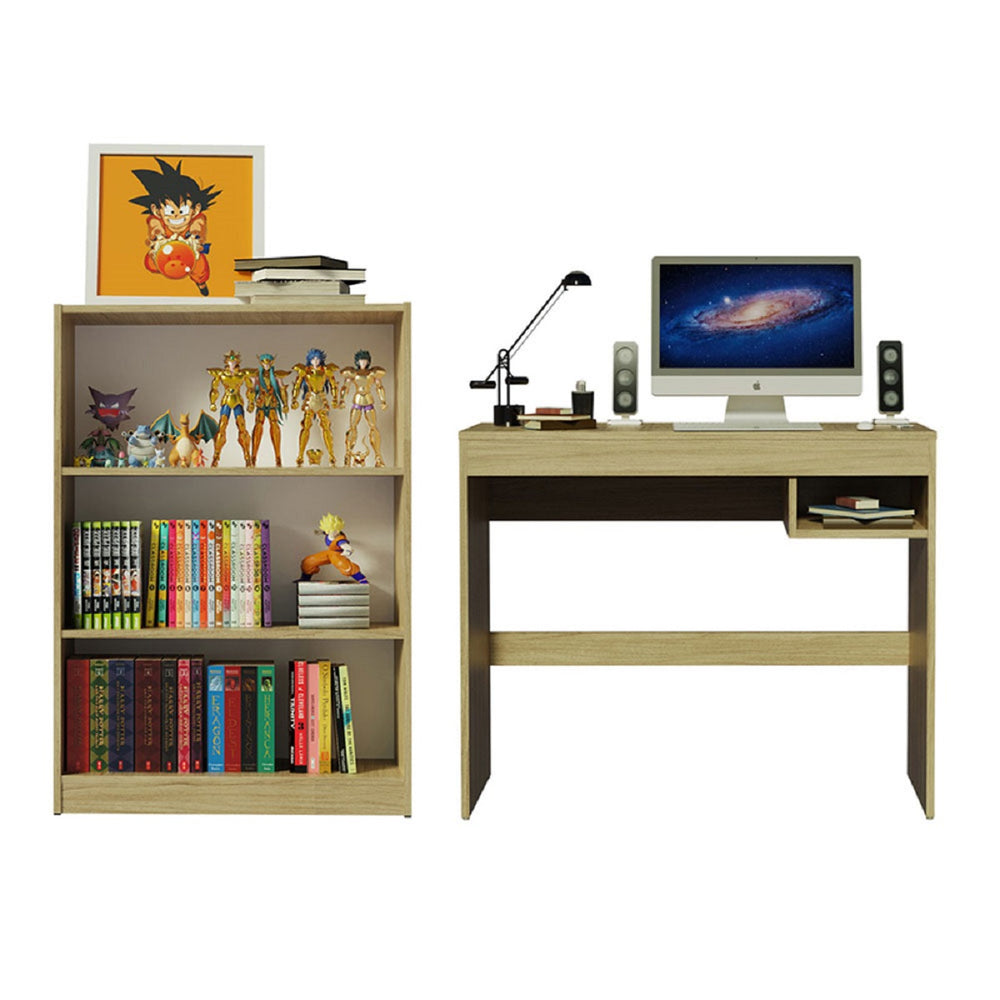 
                  
                    Load image into Gallery viewer, Mueble Escritorio Pc + Estante Librero Organizador
                  
                